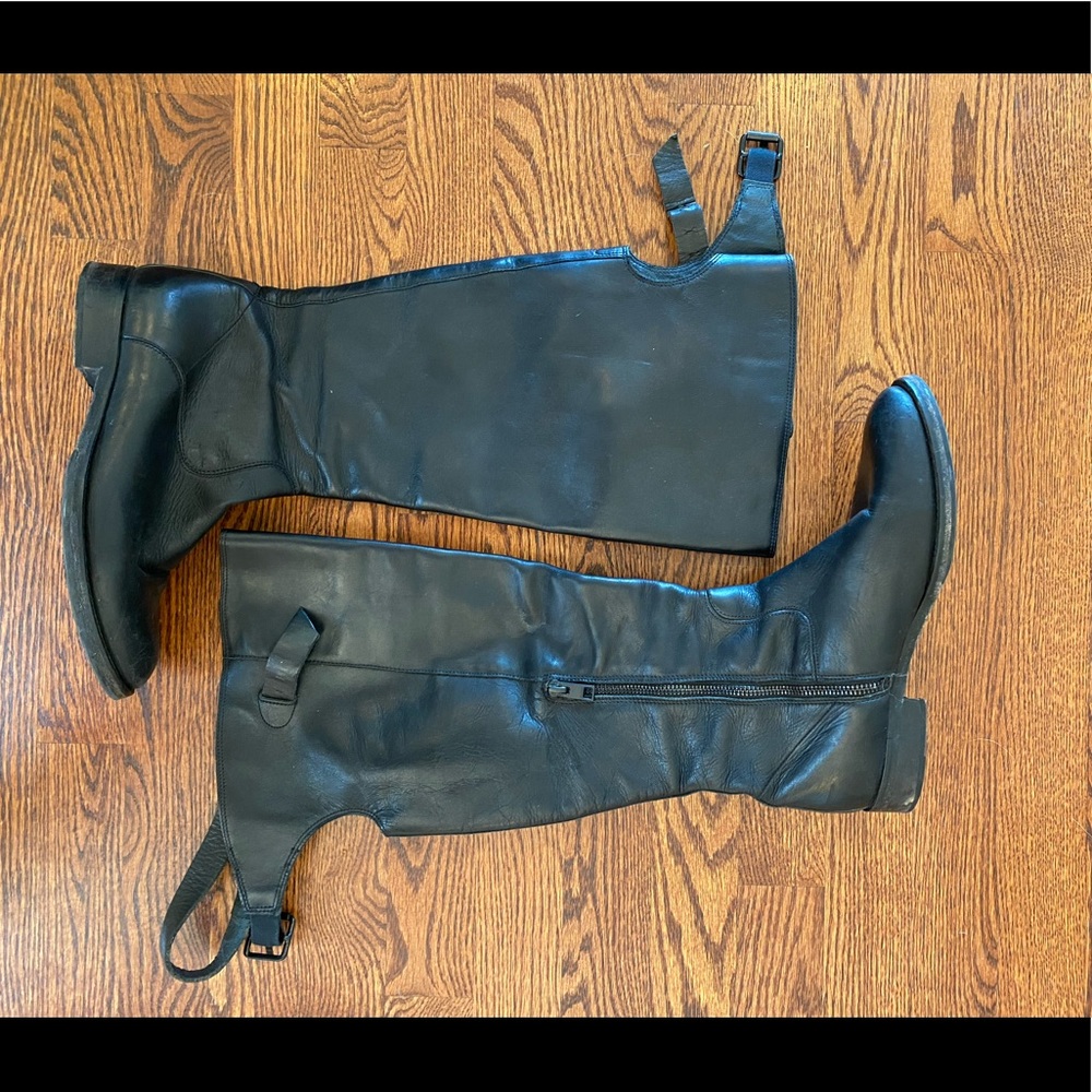 ALLSAINTS black leather boot